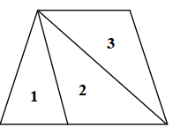 Hình vẽ có:  ………. hình tam giác  ………. hình tứ giác (ảnh 2)