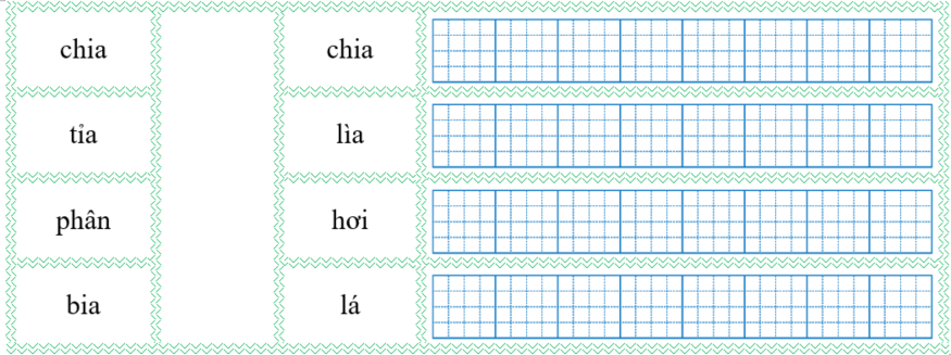 Nối đúng rồi viết lại từ ngữ: (ảnh 1)