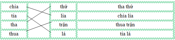 Nối đúng rồi viết lại từ ngữ: (ảnh 2)