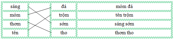 Nối đúng rồi viết lại từ ngữ: (ảnh 2)