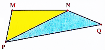 Đo và tính độ dài đường gấp khúc MNPQ. …… cm + …… cm + …… cm = …… cm (ảnh 1)