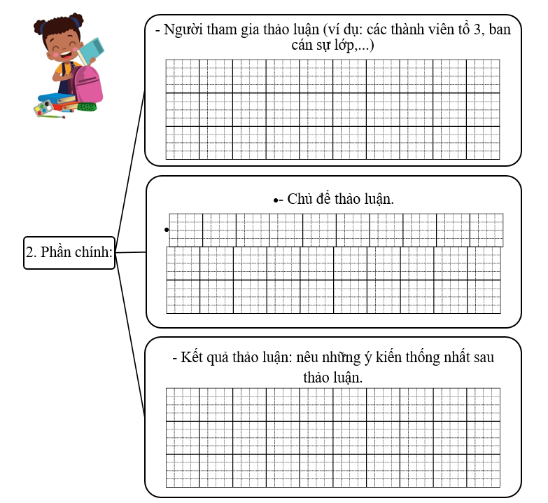 Đề bài số 2: Viết báo cáo thảo luận nhóm về kế hoạch tổ chức các hoạt động chào mừng ngày Nhà giáo Việt Nam 20 tháng 11. (ảnh 3)