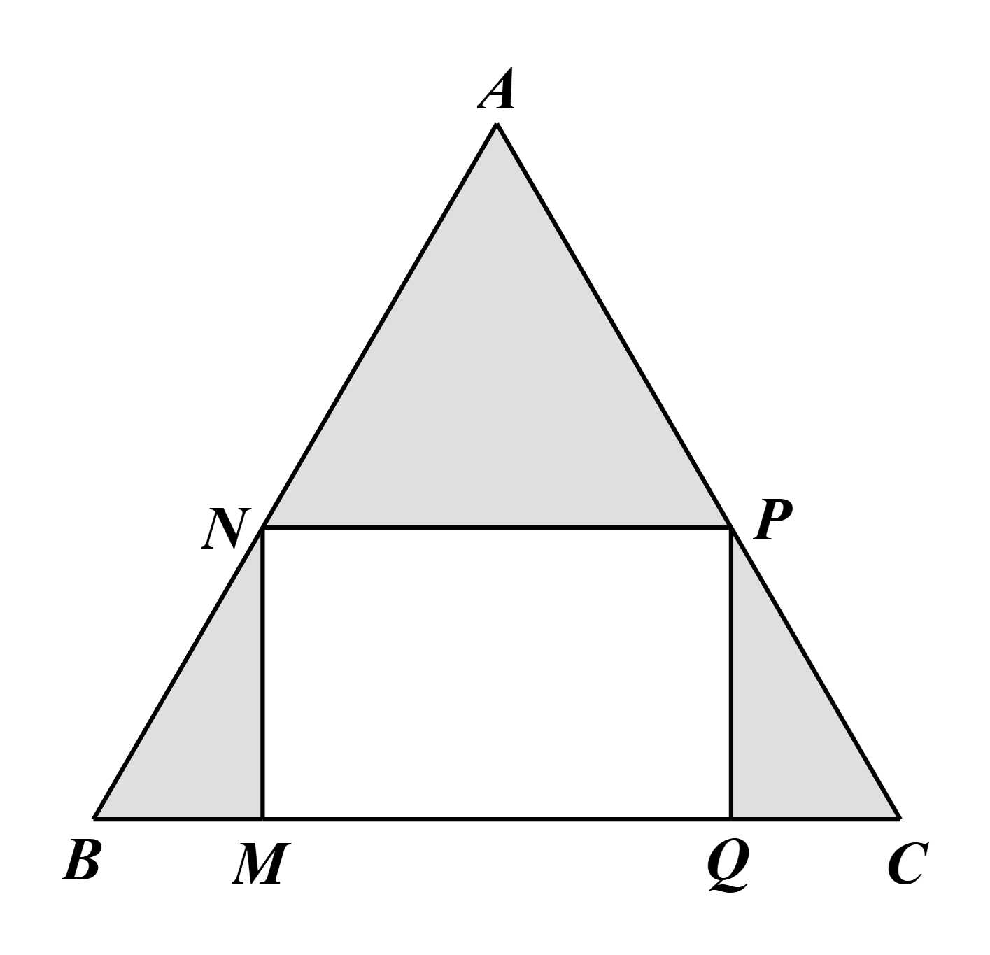 Cho tam giác đều \(ABC\) có cạnh bằng \(20{\rm{\;cm}}\). (ảnh 1)