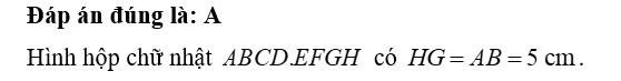 Hình hộp chữ nhật \(ABCD (ảnh 2)