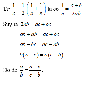 Cho ba số \(a,b,c\) khác \(0\) (ảnh 1)