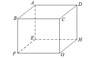 Câu 30. Cho hình lập phương ABCD.EFGH. Mệnh đề nào sau đây sai? (ảnh 1)