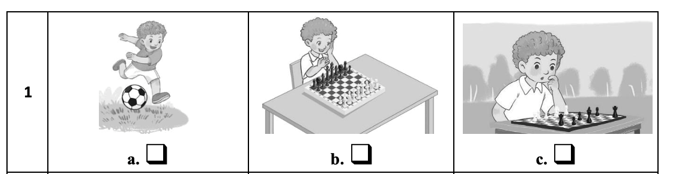 Listen and tick. (ảnh 1)