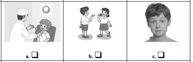 Listen and tick. (ảnh 1)