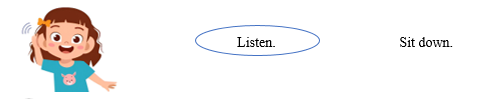 Look, read and circle. There is one example. (ảnh 2)