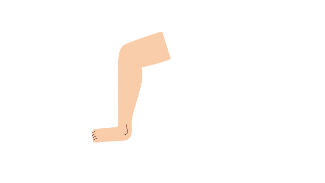 Look, read and tick. There is one example.  a. Touch your leg.  b. Touch your arm. (ảnh 1)