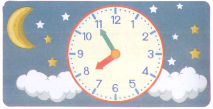 Đồng hồ dưới đây chỉ mấy giờ ? ( 1 điểm) (ảnh 3)