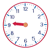 Vẽ thêm kim phút vào mỗi đồng hồ rồi điền vào chỗ trống: (1 điểm)  	Bộ phim hoạt hình được chiếu lúc 9 giờ 15 phút và kết thúc lúc 9 giờ rưỡi. Thời gian chiếu phim là: ….. phút	  (ảnh 1)