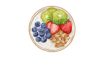 Look, read and put a tick (ü) or a cross (×) . There is one example.  This is my food. (ảnh 1)