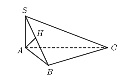 Cho hình chóp \(S.ABC\) có đáy (ảnh 1)
