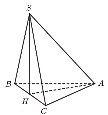 Cho hình chóp \(S.ABC\) có đáy \(ABC\) (ảnh 1)