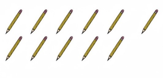 Task 1. Count and write. _____ __________ pencils (ảnh 1)