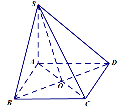 Cho h&igrave;nh ch&oacute;p \(S.ABCD\) c&oacute; đ&aacute;y \(ABCD (ảnh 1)