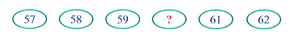 Số? A. 56 B. 63 C. 60 D. 64 (ảnh 1)