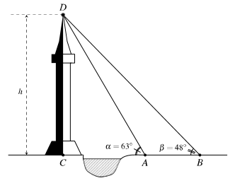 Chọn B Ta có \(\widehat {CAD} = 63^\circ (ảnh 1)