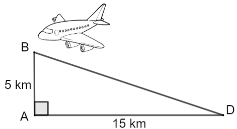 Một máy bay ở độ cao \(5\;{\rm{km (ảnh 1)