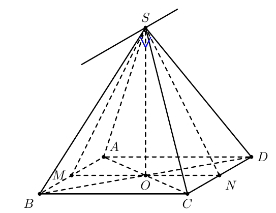 d) Sai: Thể tích khối chóp \ (ảnh 1)