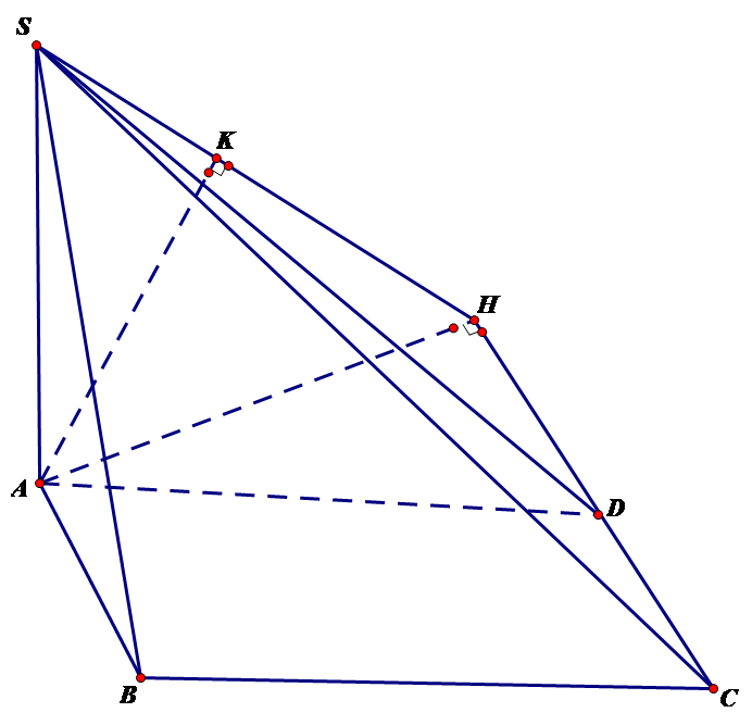 Vậy \[d\left( {B,\left( {S (ảnh 1)