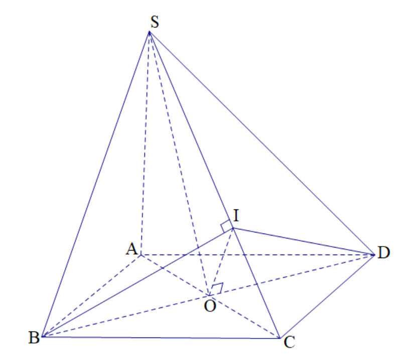 Ta có \[BD \bot \left( {SAC (ảnh 1)