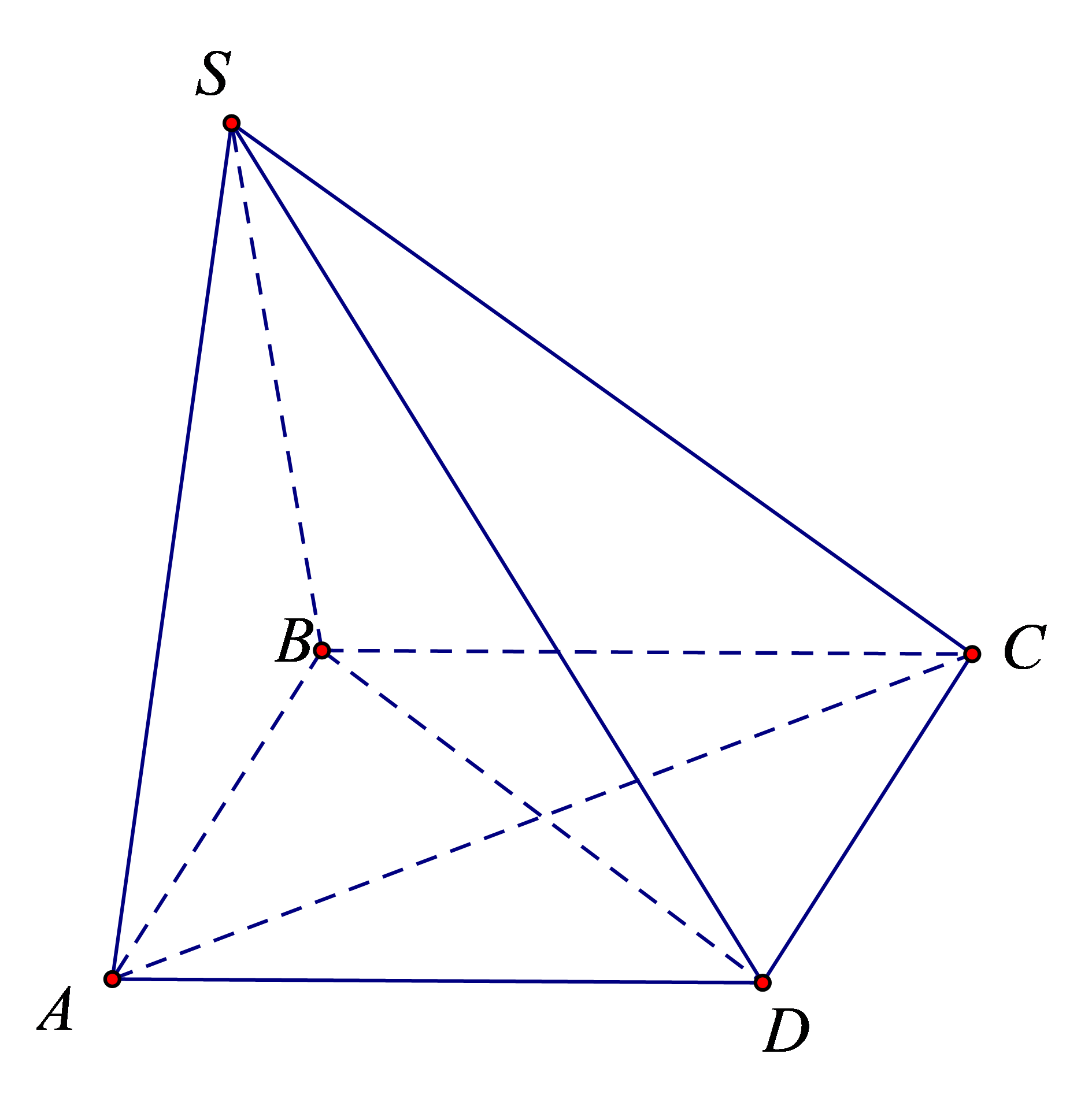 Vì \(ABCD\) là hình vuông n (ảnh 1)