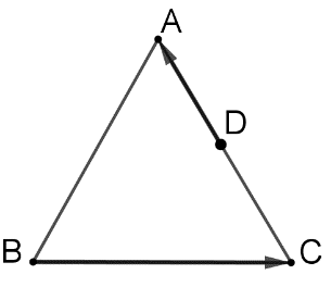Chọn B Ta có \[\overrightarrow {DA} (ảnh 1)