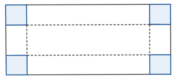 Một tấm b&igrave;a cứng h&igrave;nh chữ nhật c&oacute; chiều d&agrave;i l&agrave; \({\rm{50 cm}}\)v&agrave; (ảnh 1)