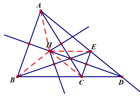 Cho \[\Delta ABC\] nhọn \(\left( {A (ảnh 1)