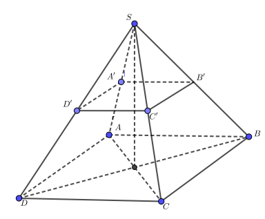 Chọn A Đường vuông góc chung của \(AD\) và \(C'D'\) đi qua hai điểm \(D\) và \(D'\). (ảnh 1)