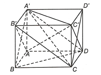 Cho hình lập phương \(ABCD.A'B'C'D'.\) Đường thẳng \(AC'\) vuông góc với mặt phẳng nào sau đây? (ảnh 1)