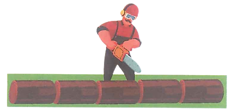 Bác thợ mộc cưa một cây gỗ dài l5 m thành 5 khúc, các khúc gỗ có độ dài bằng nhau. Hỏi mỗi khúc gỗ dài bao nhiêu mét? (2 điểm) (ảnh 1)