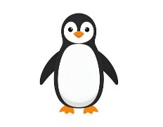 II. Look, read and put a tick (√) or a cross (X). This is a penguin. (ảnh 1)