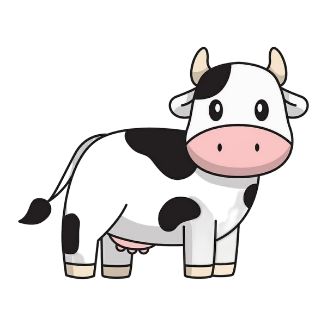 III. Look, read and tick (✔) Yes or No. It’s a cow. (ảnh 1)