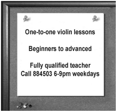 What does the notice say? (ảnh 1)