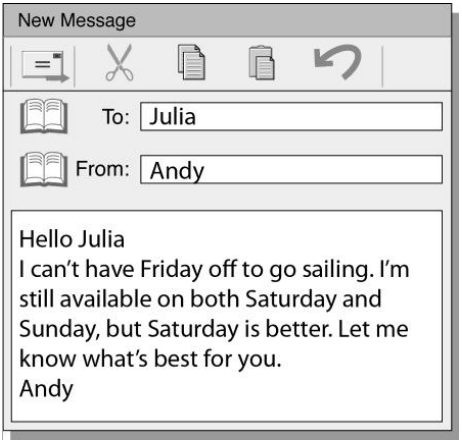 What is true about this message? (ảnh 1)