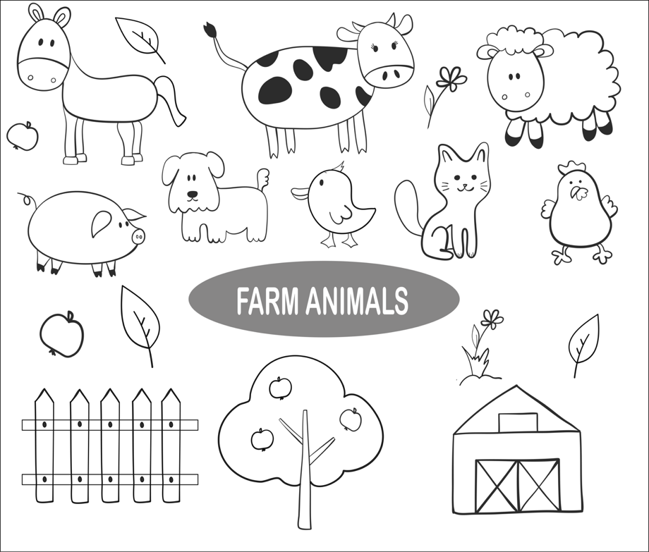 II. Listen and color the picture. There is one example. (ảnh 1)