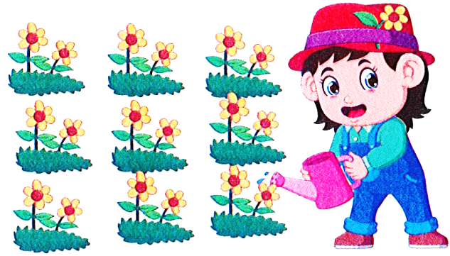 Lan giúp mẹ tưới nước cho cây hoa trong vườn. Vườn nhà Lan có 18 cây hoa. Lan đã tưới được 8 cây. Hỏi Lan còn phải tưới nước cho bao nhiêu cây hoa nữa? (1 điểm) Phép tính: ……………………………………………………………….. Trả lời: Lan còn phải tưới nước cho ….. cây hoa nữa. (ảnh 1)