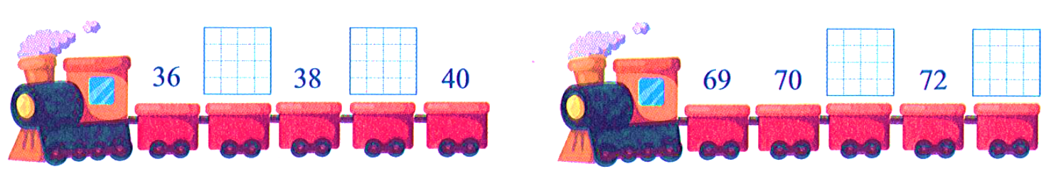 II. Phần tự luận. (6 điểm) Bài 1. Số? (1 điểm) (ảnh 1)