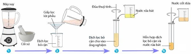 Bước số mấy trong sơ đồ dưới đây giúp tách protein histone ra khỏi DNA? (ảnh 1)