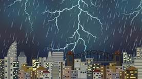 Lightning striking lightning over a city

AI-generated content may be incorrect.