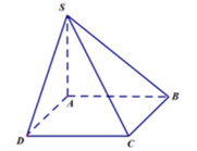 Cho hình chóp S.ABCD, đáy ABCD là hình bình hành (hình bên) (ảnh 1)