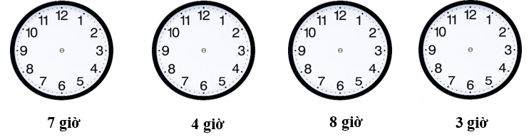 Vẽ thêm kim ngắn và kim dài để đồng hồ chỉ đúng thời gian. (ảnh 1)