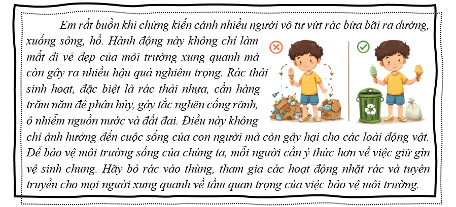 b) Đọc đoạn văn sau và chỉ ra người viết phản đối về hiện tượng gì? Nêu những lí do mà tác giả dùng để phản đối hiện tượng đó. (ảnh 1)