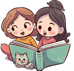 Dựa vào gợi ý trong bức tranh dưới đây, viết đoạn hội thoại ngắn có chứa đại từ. (ảnh 1)