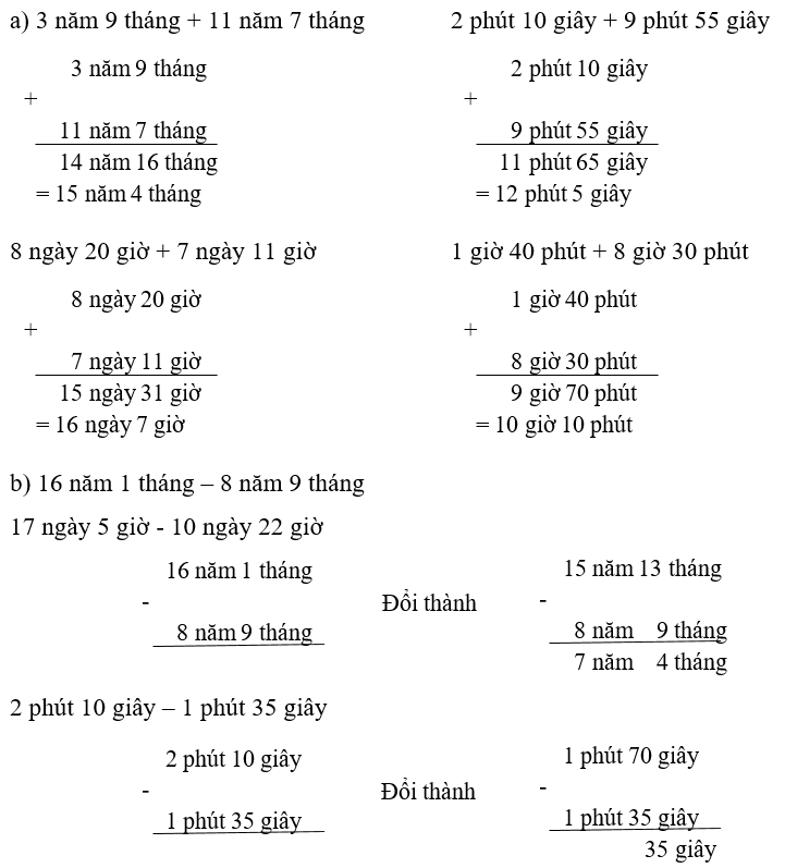 Đặt tính rồi tính: (ảnh 1)