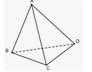 Cho hình tứ diệnABCD. Khẳng định nào sau đây đúng? (ảnh 1)