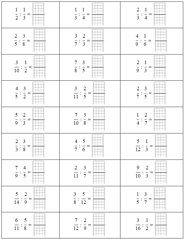 Phép chia 1/2 : 2/3 = (ảnh 1)